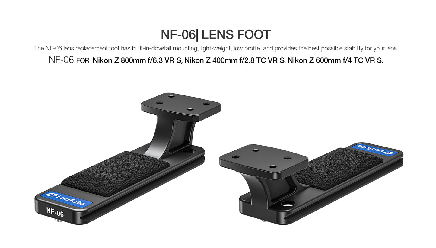 Leofoto Lens Foot For Nikon Lenses NF-01, NF-02, NF-04, NF-05