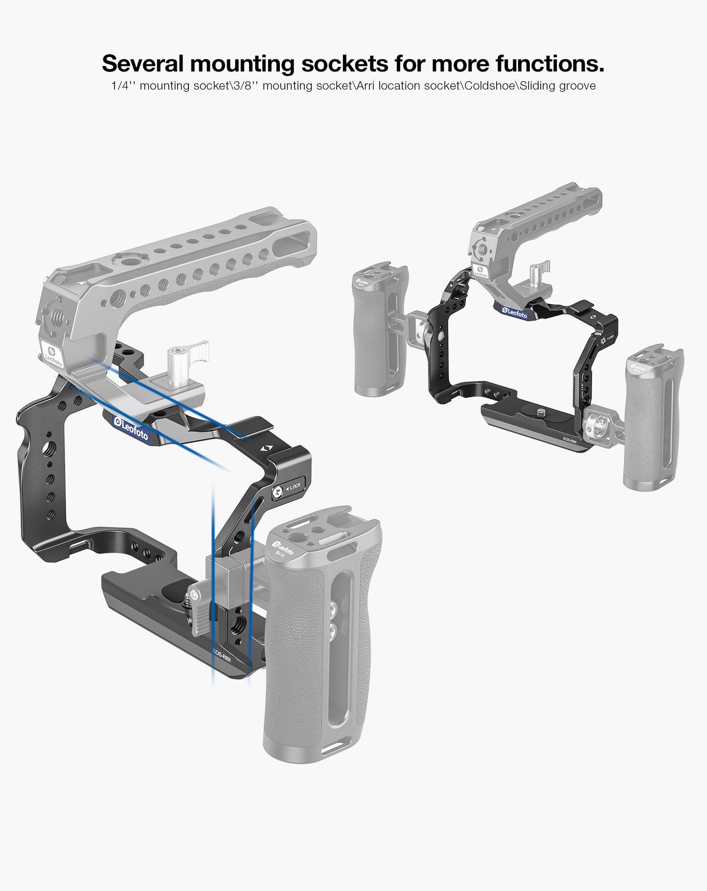 Leofoto Canon R6II Camera Cage