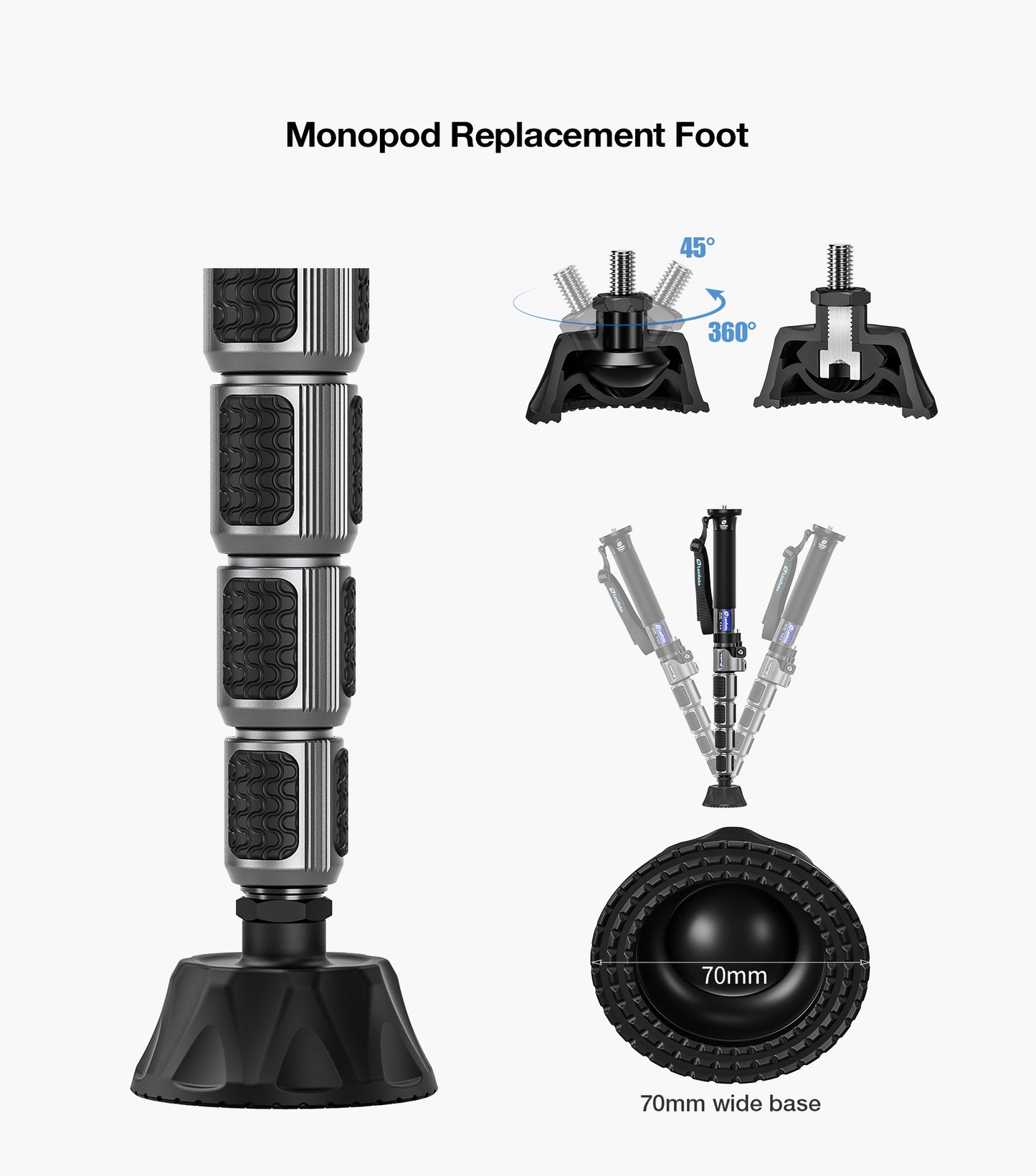 Leofoto MPC-326C/MPC-366C monopod