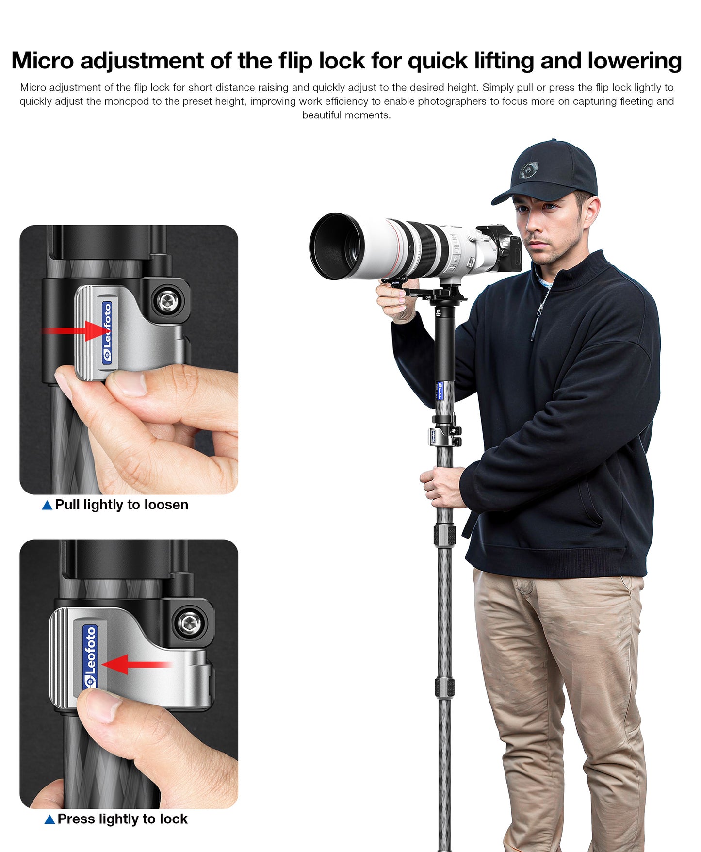 Leofoto MPC-326C/MPC-366C monopod