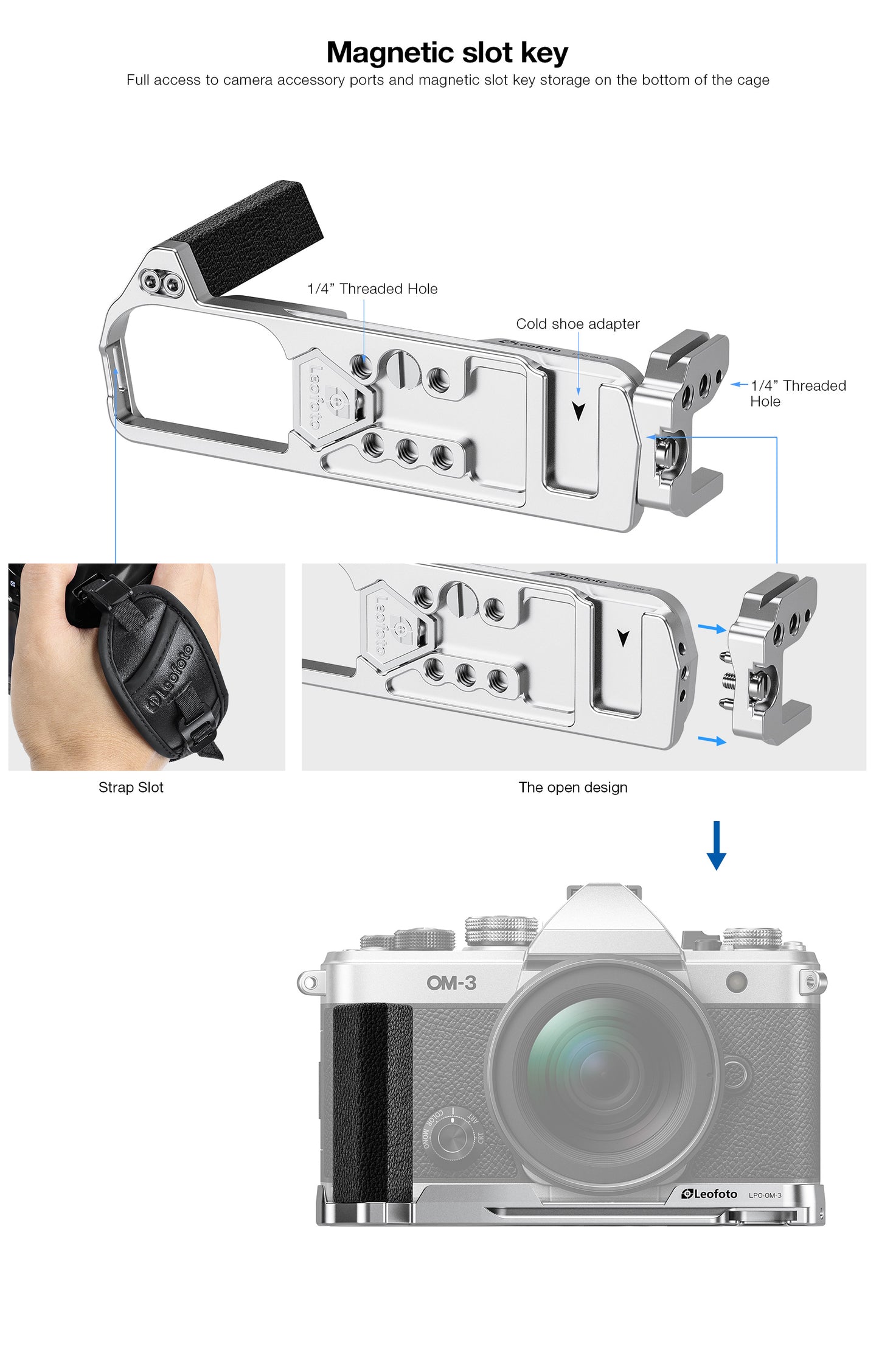 Leofoto LPO-OM-3 for Olympus OM-3