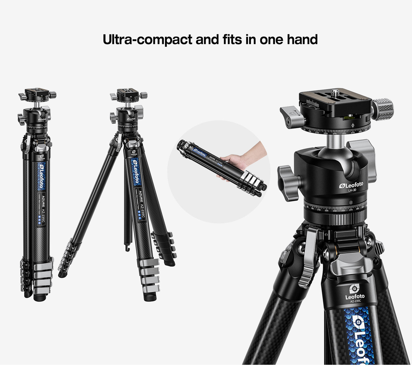 Leofoto "Azure" Tripod AZ-235C travel tripod (2025)