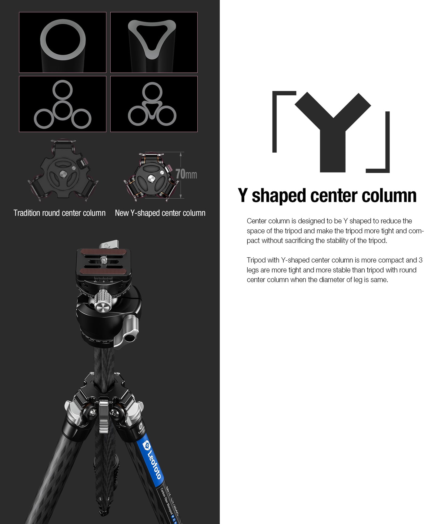 Leofoto "Mr Y" Tripod LY-254C + LH-30R