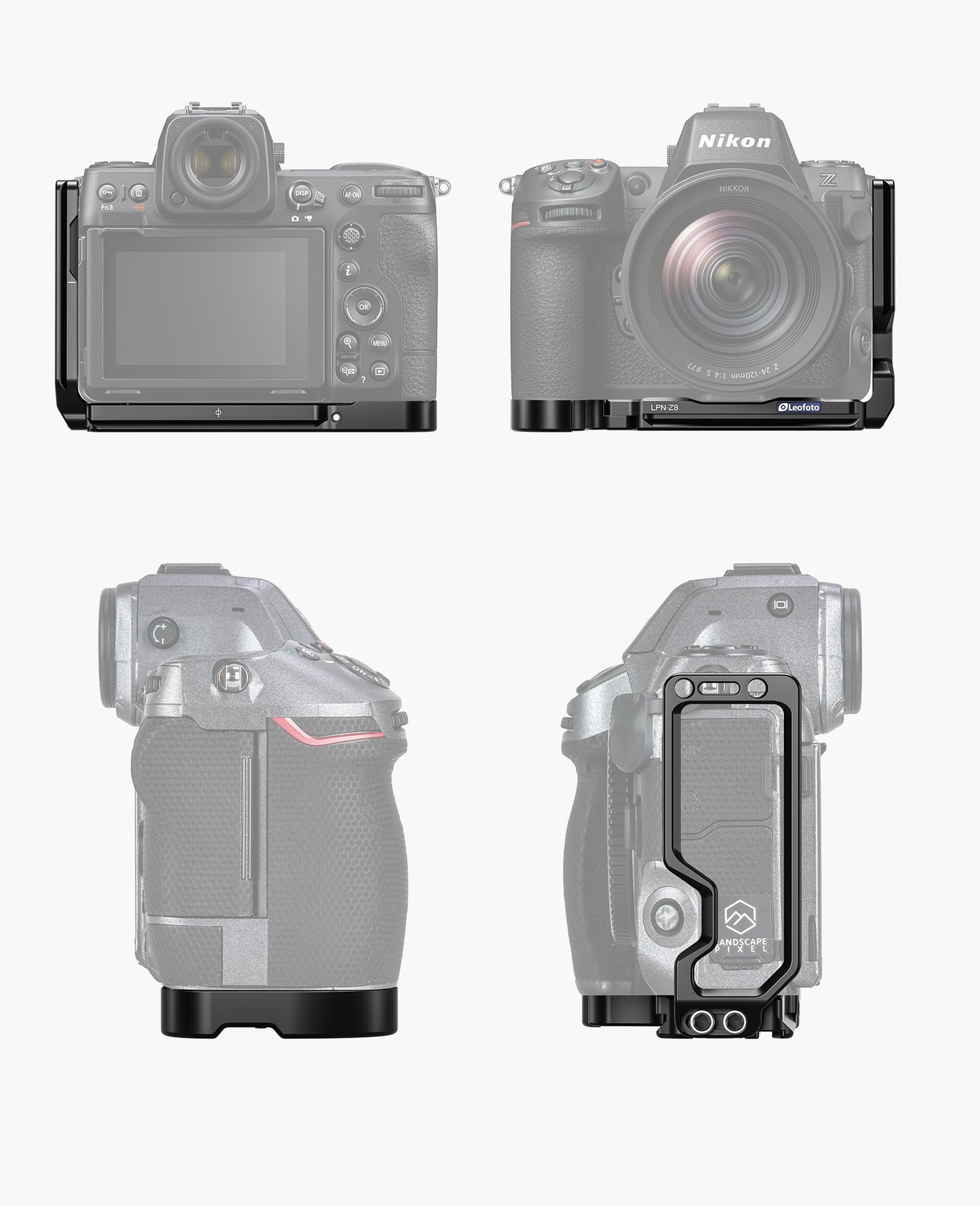 Leofoto LPN-Z8 L bracket for Nikon Z8