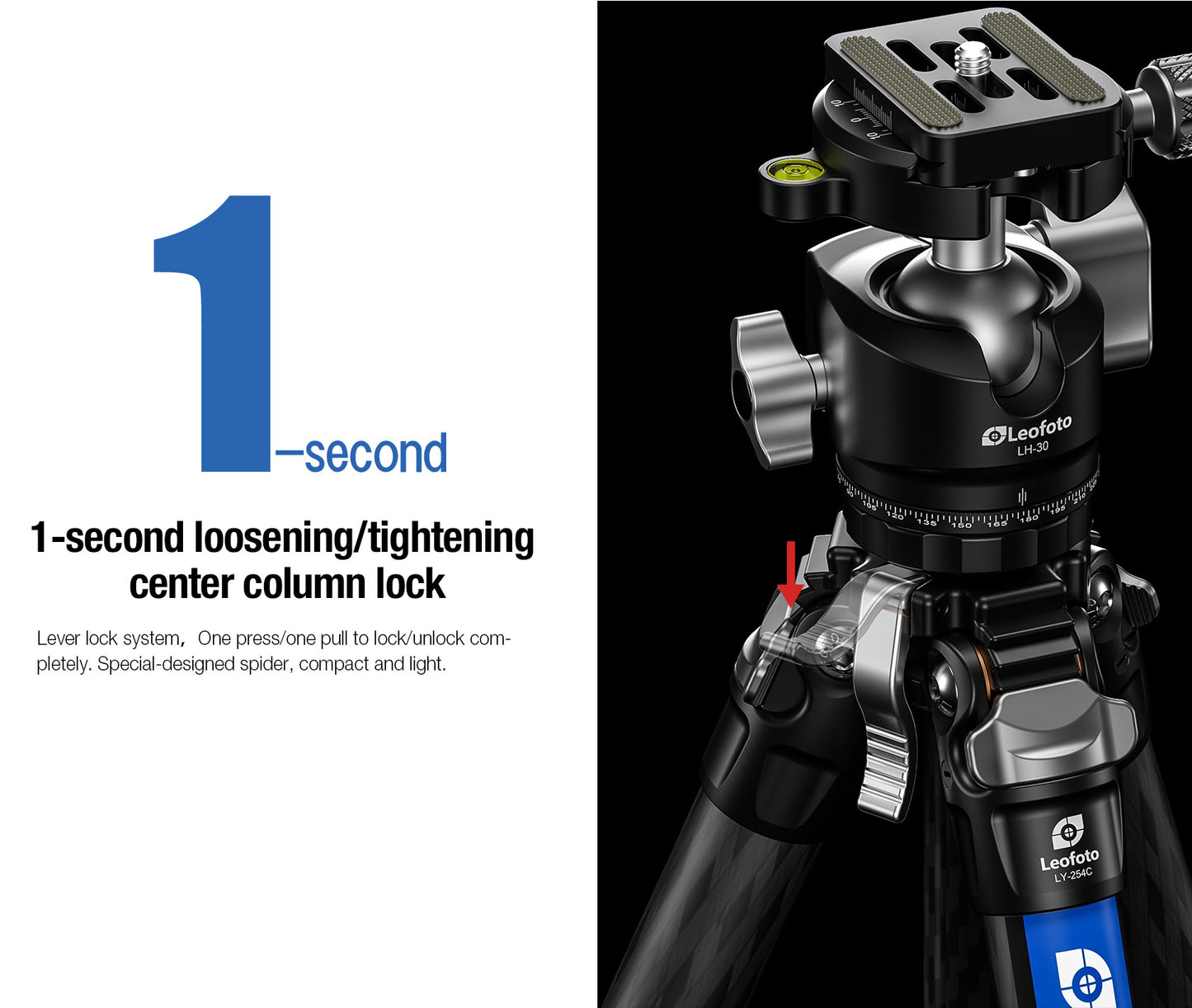 Leofoto "Mr Y" Tripod LY-254C + LH-30R