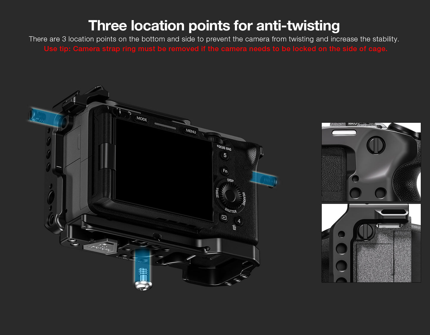 Leofoto Sony FX3 Camera Cage & FX3-XLR Handle Extension