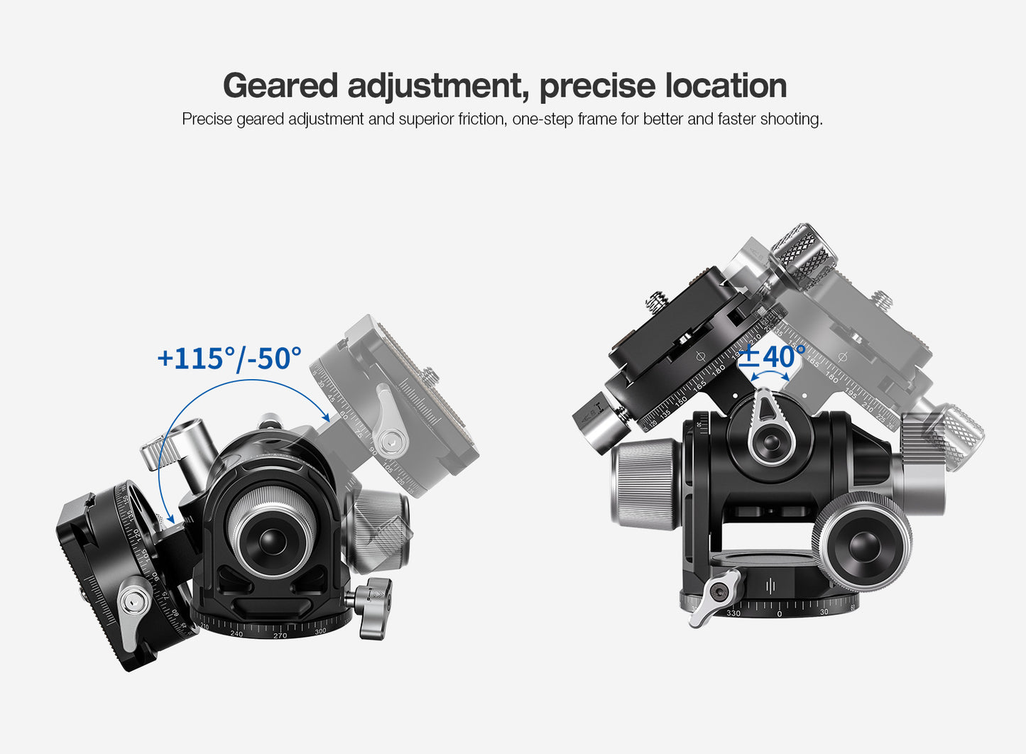 Leofoto G3 geared head