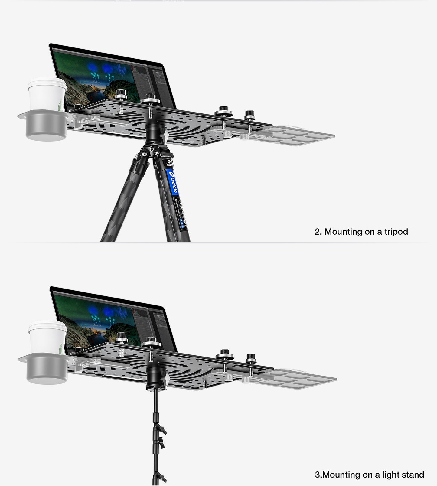 Leofoto LCH-3 laptop tray (modular)