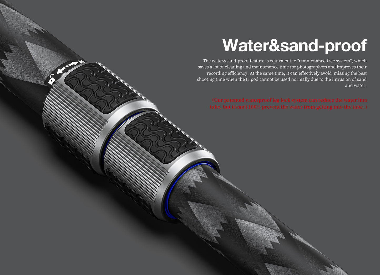Leofoto MPQ-404C/405C premium weathersealed monopod (Snow mountain version)