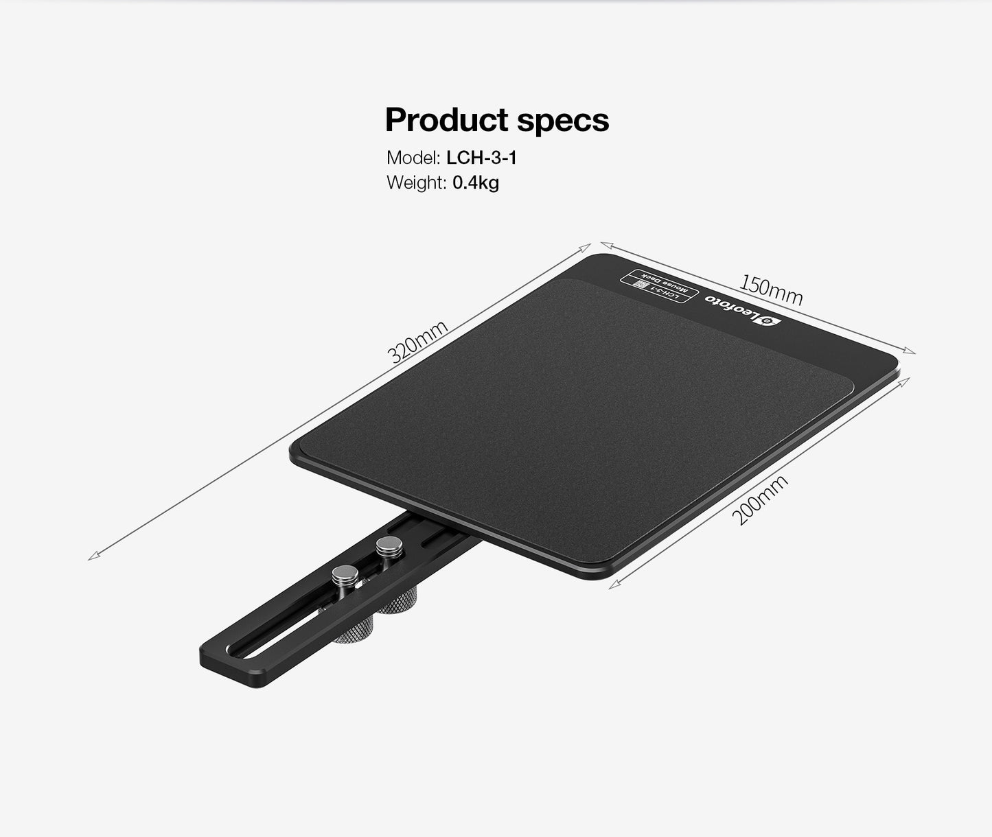 Leofoto LCH-3-1 mouse deck (use with LCH-3/3S)