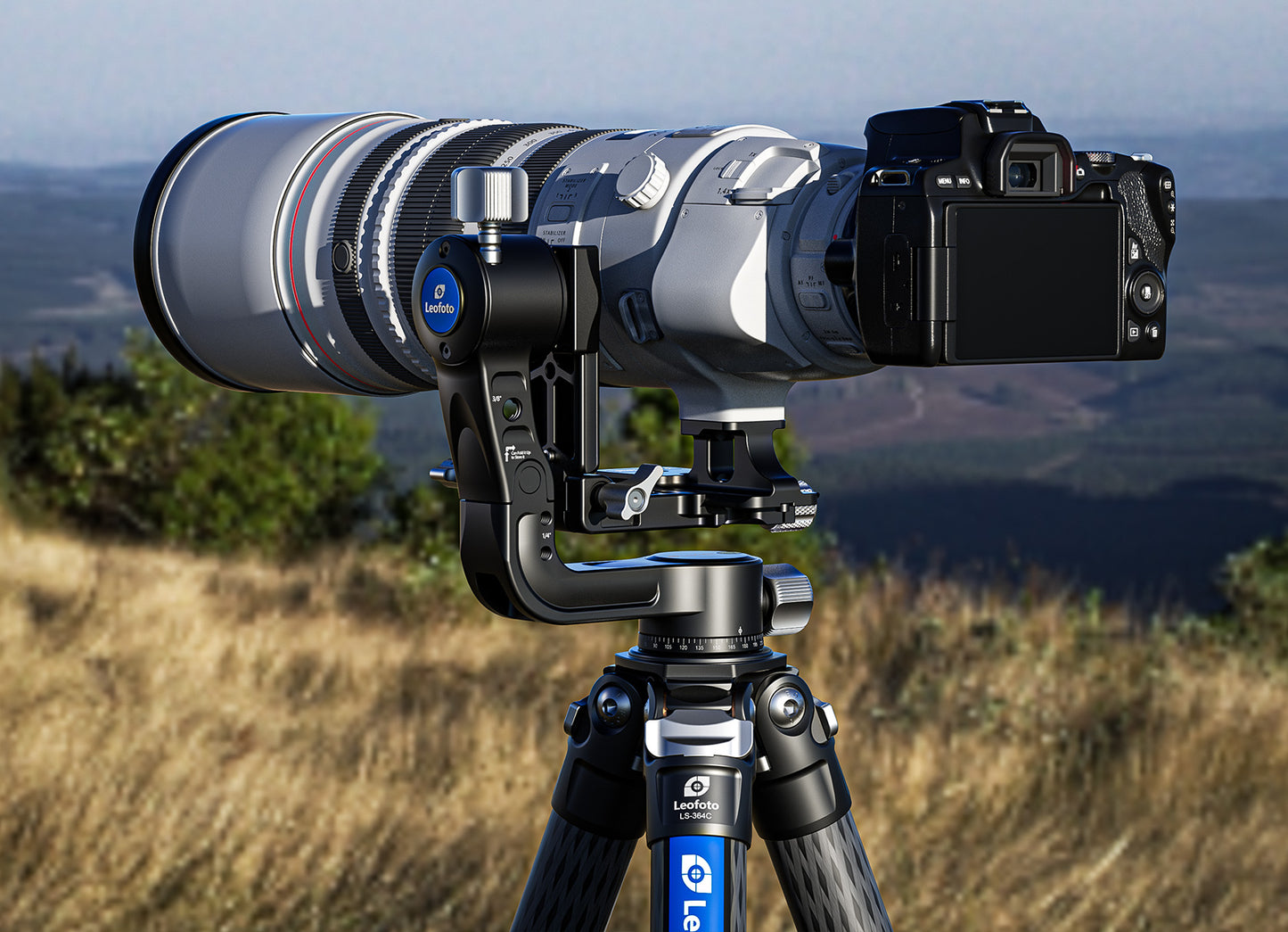 Leofoto PG-2/2s Foldable Travel Fluid-Gimbal Head