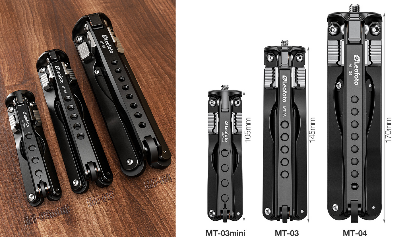 Leofoto Mini Tripod MT-03 Mini (2026) with Mini Ballhead MBH-20