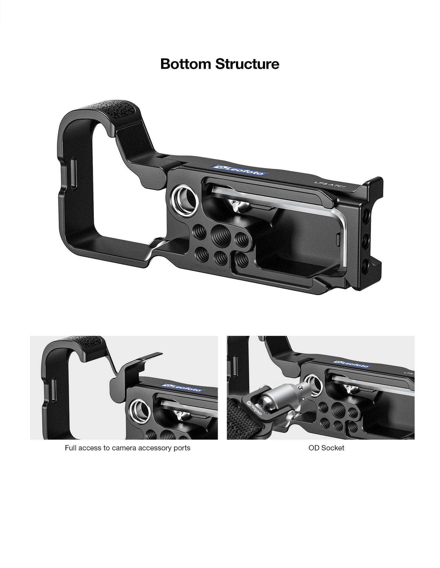 Leofoto LPS-A7CR/A7CII L plate for Sony A7CR/A7CII