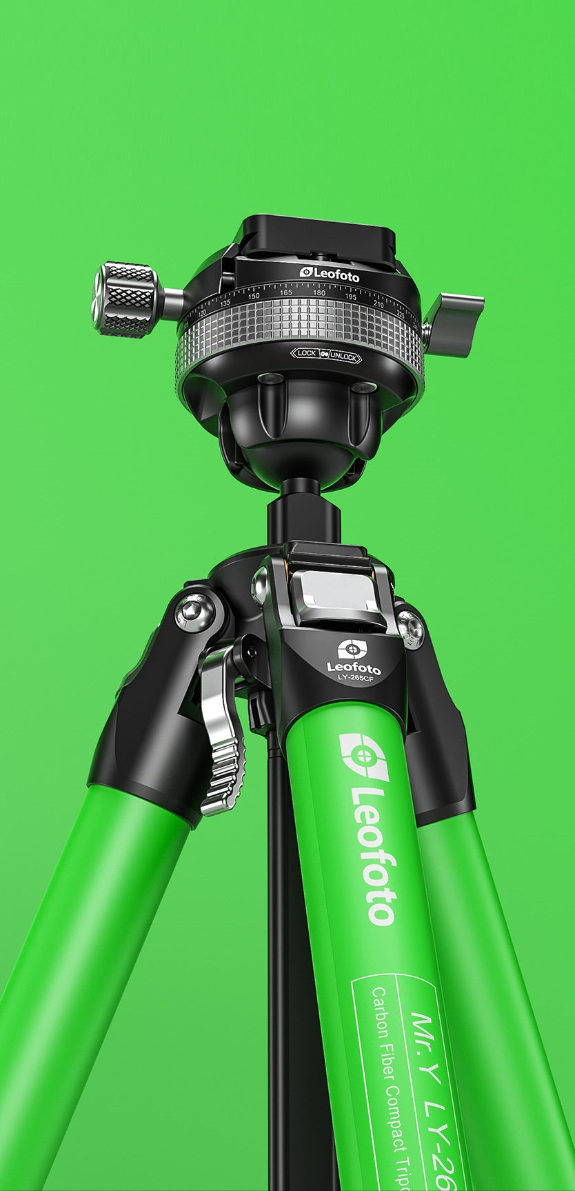 Leofoto "Mr Y" Tripod LY-265CF travel tripod with inverted ballhead (Black)