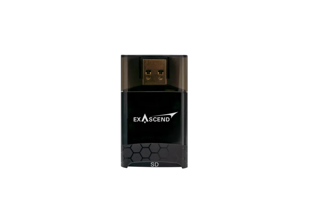 Exascend SD / microSD – Dual-slot Card Reader (UHS-II)