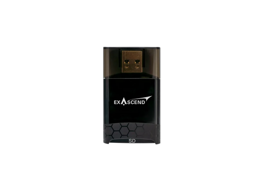 Exascend SD / microSD – Dual-slot Card Reader (UHS-II)
