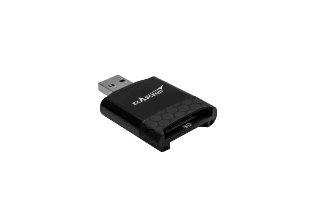 Exascend SD / microSD – Dual-slot Card Reader (UHS-II)