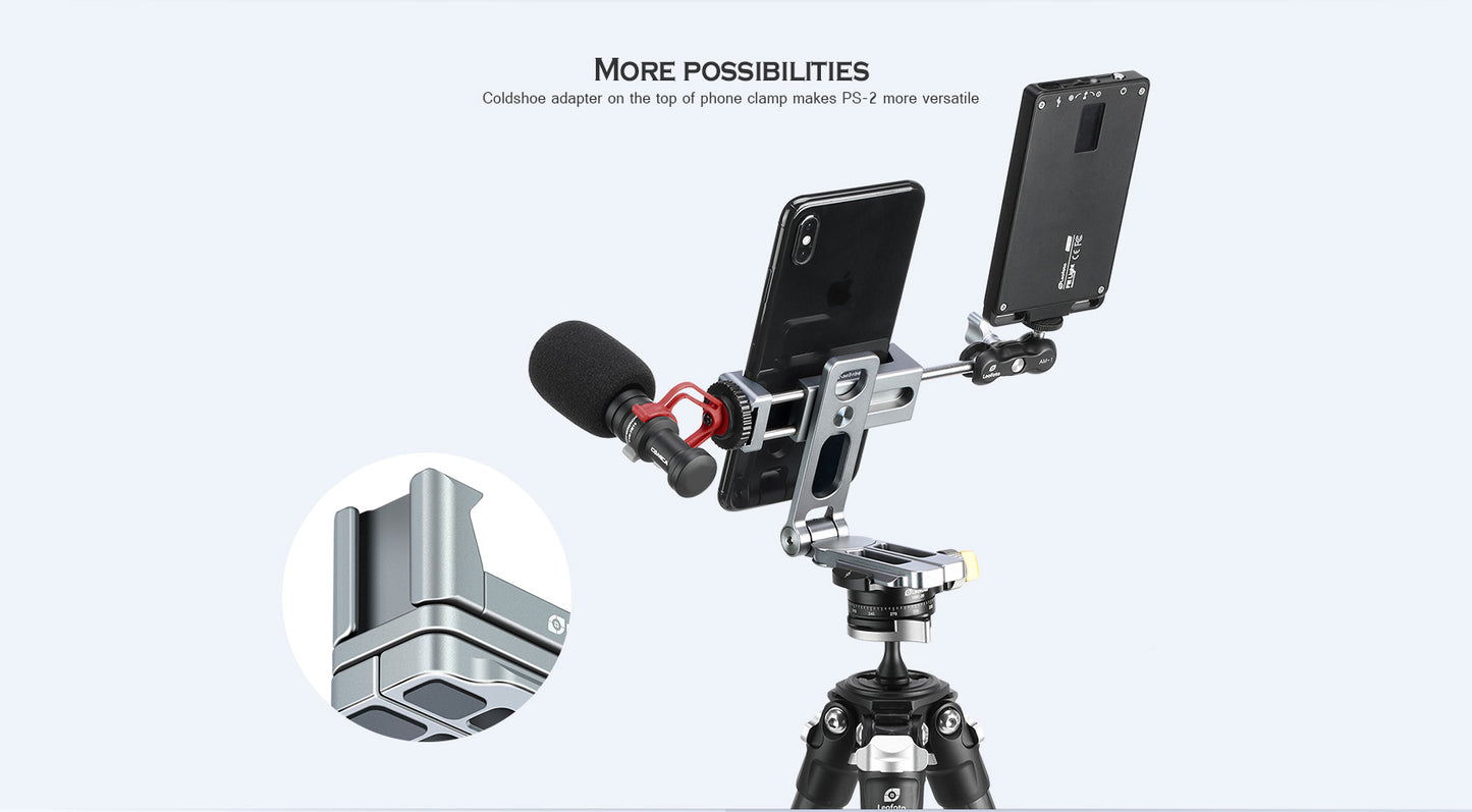 Leofoto Phone Stand and Clamp PS-2