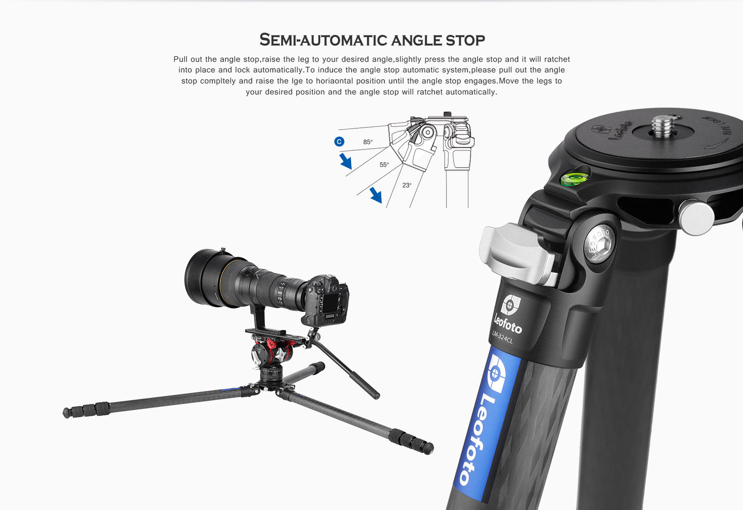 Leofoto LM-364CL Tripod