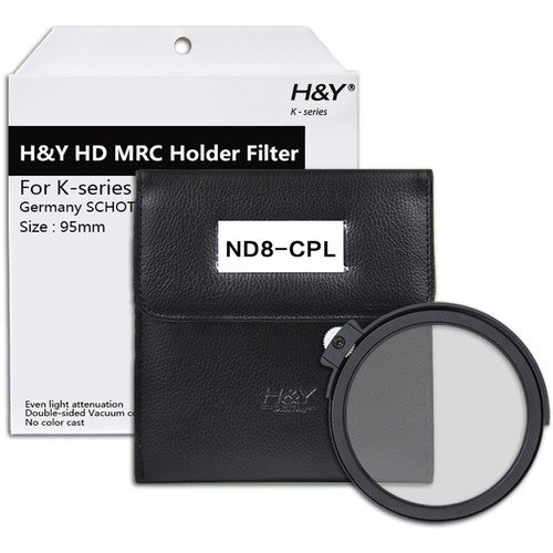 H&Y Filters Drop-In K-Series Neutral Density and Circular Polarizer Filter for H&Y Filters 100mm K-Series Filter Holder - photosphere.sg
