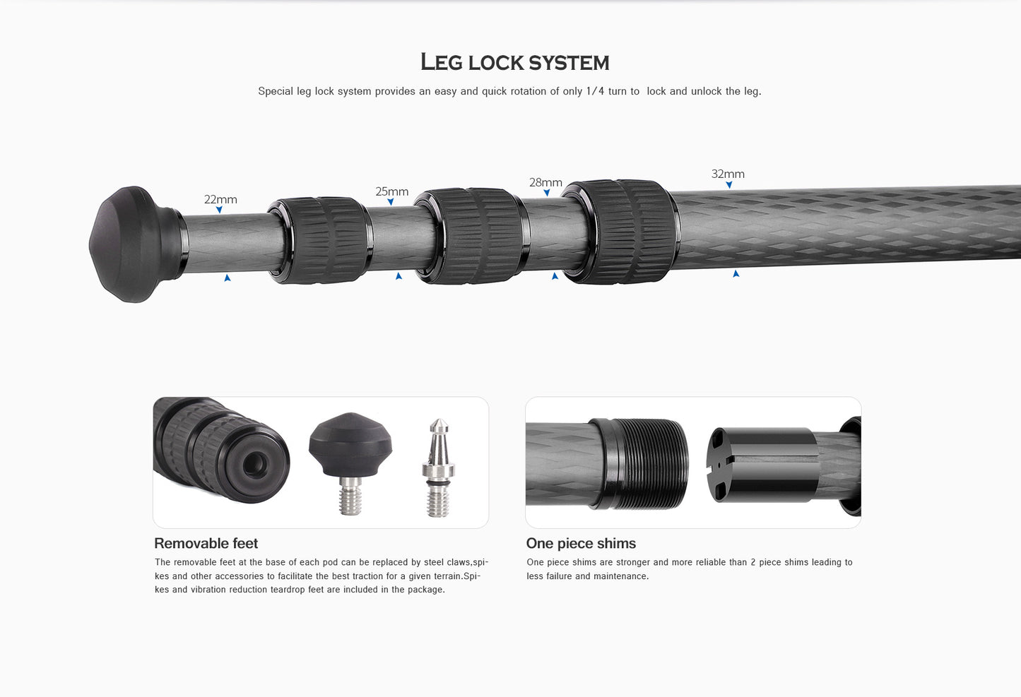 Leofoto LM-364CL Tripod