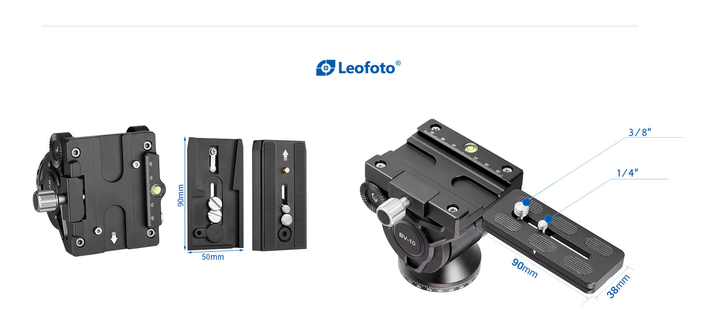 Leofoto BV-10 Fluid head (Arca swiss)