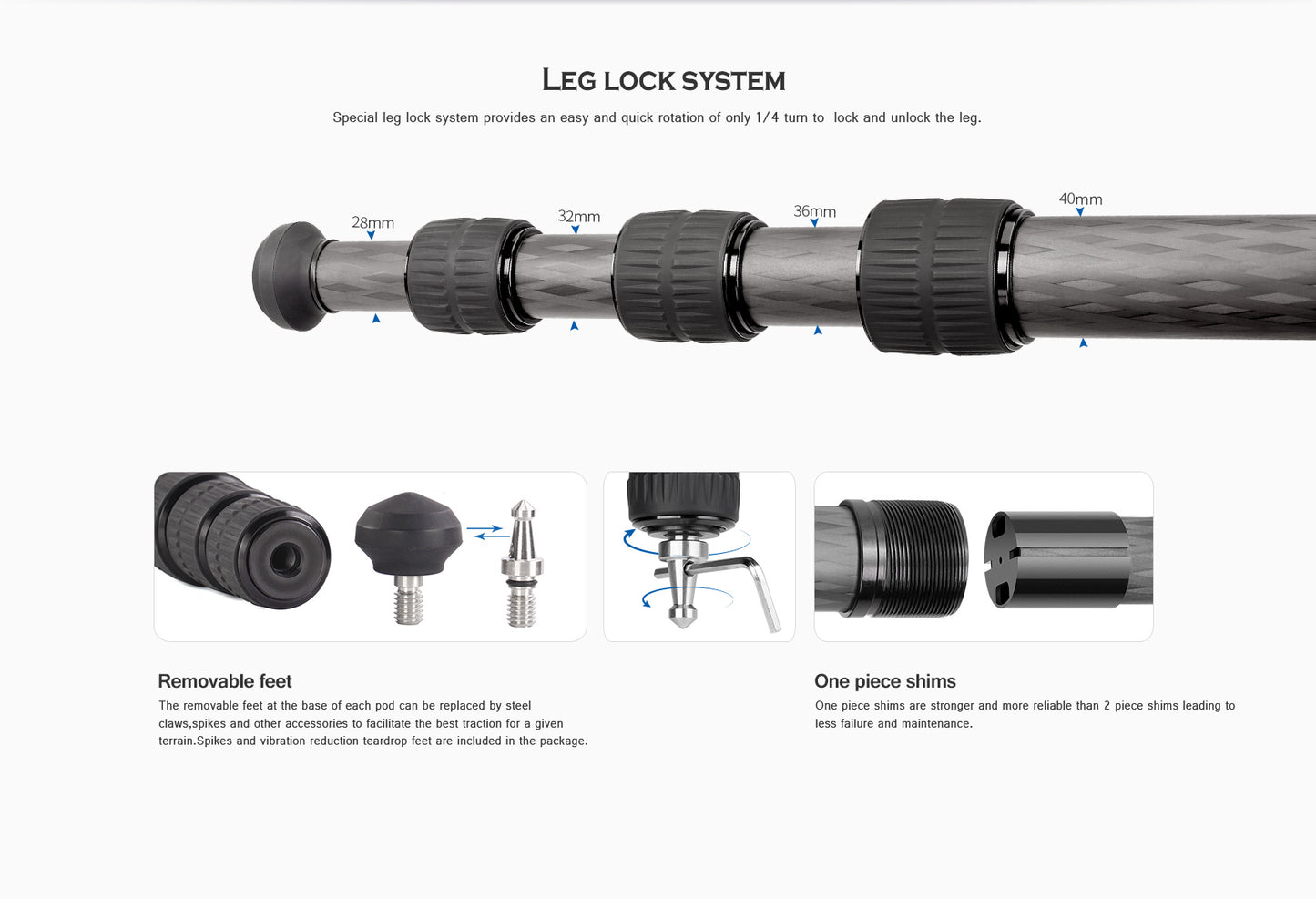 Leofoto LM-404C Tripod