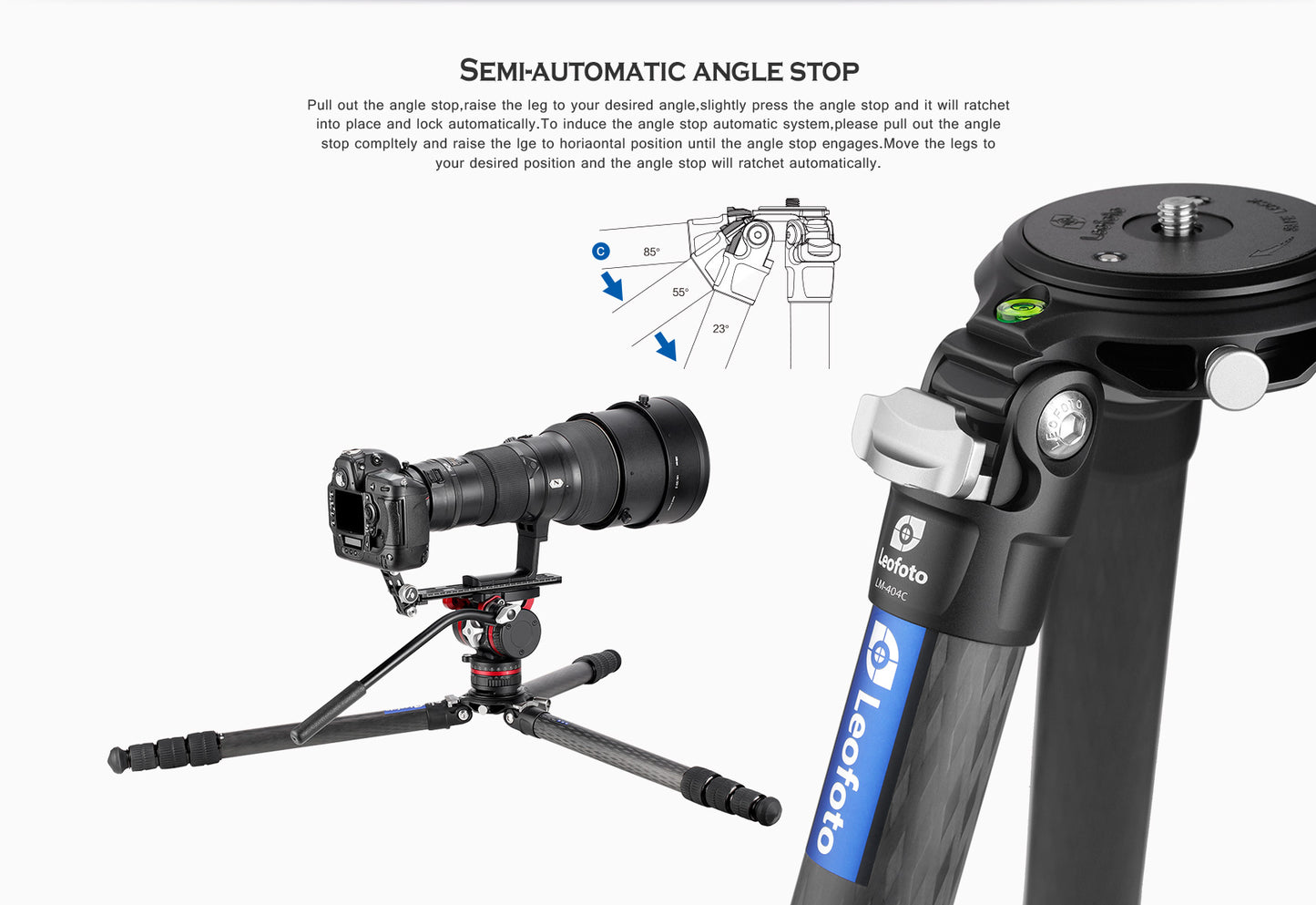 Leofoto LM-404C Tripod