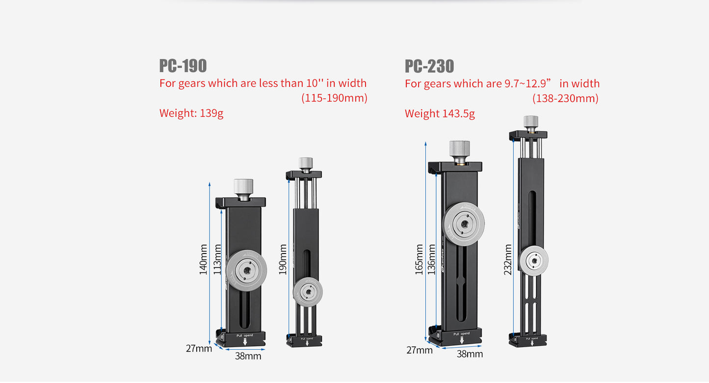 Leofoto PC-190 and PC-230 - photosphere.sg
