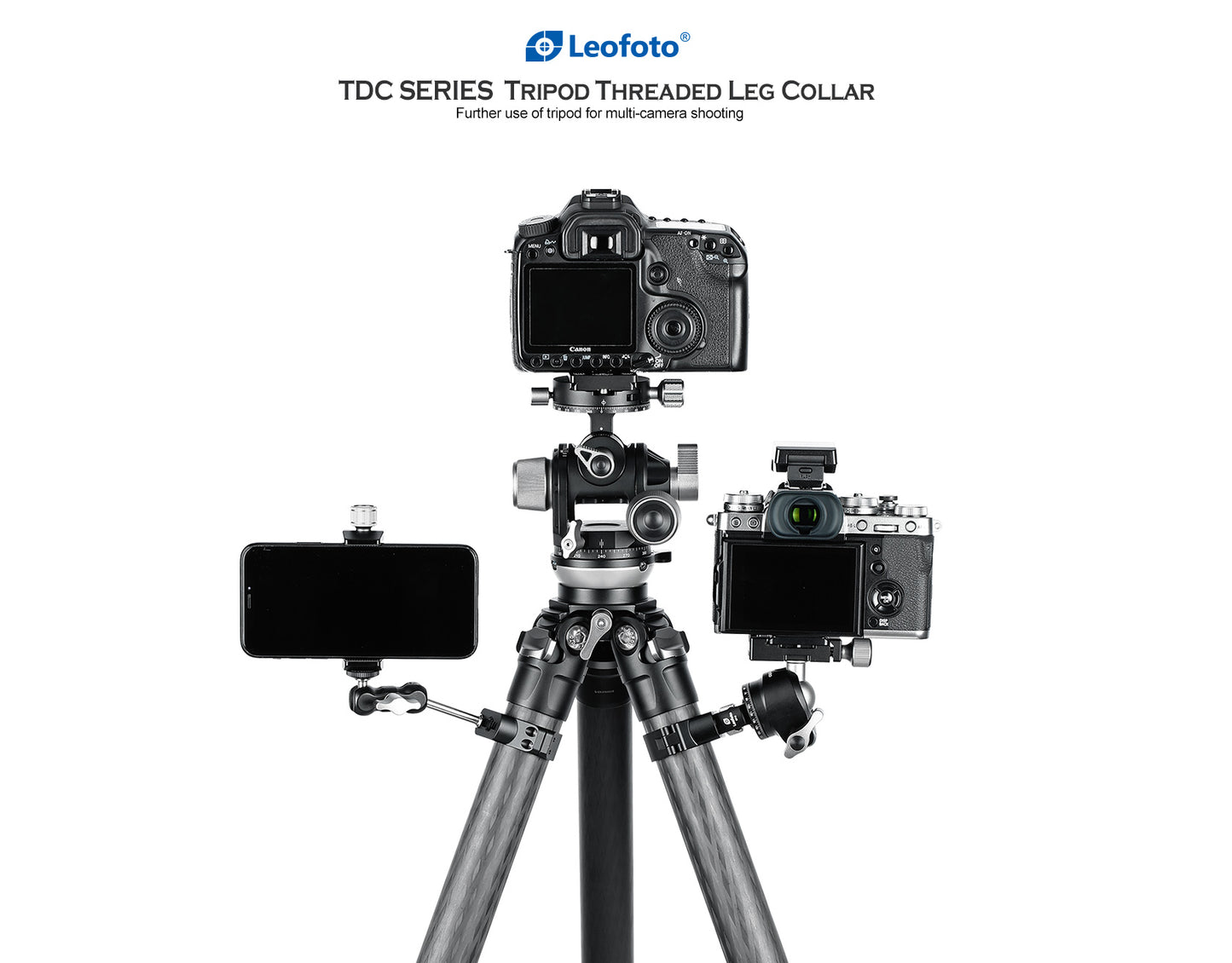 Leofoto TDC Tripod threaded leg collar