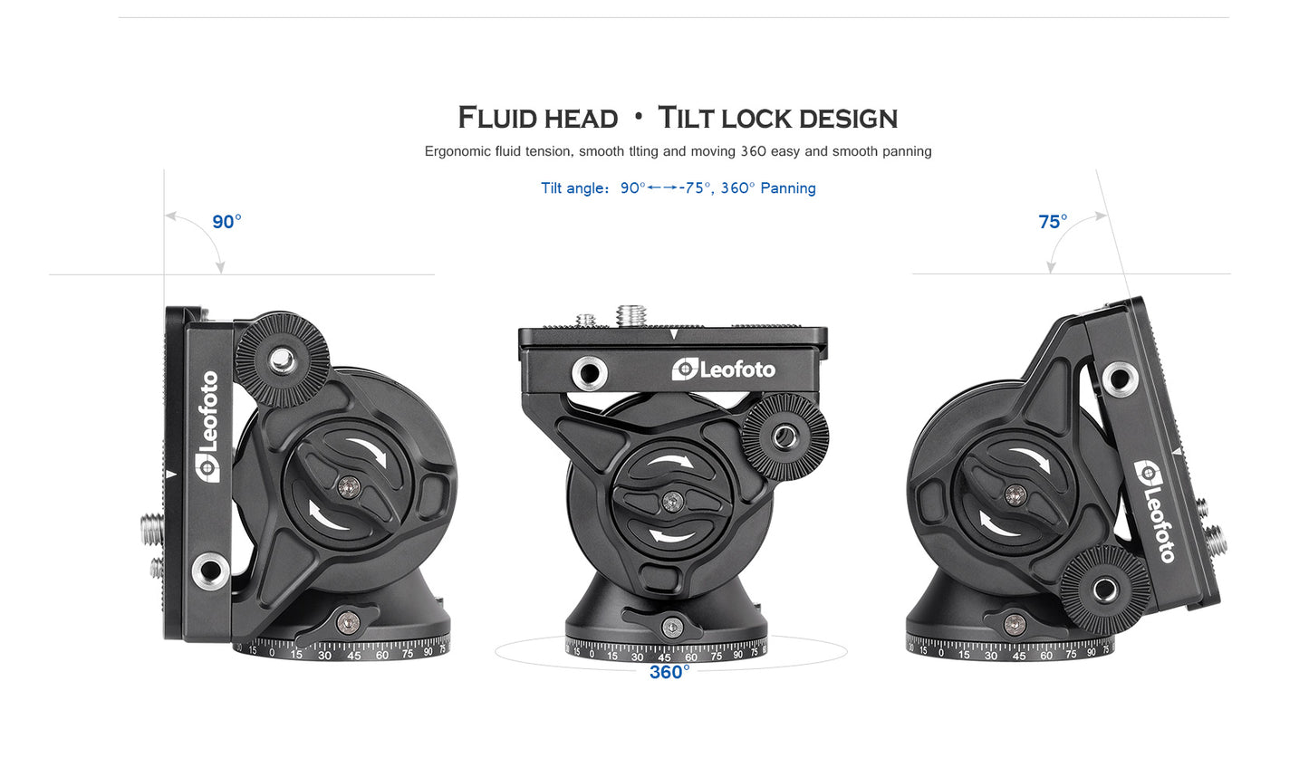 Leofoto BV-10 Fluid head (Arca swiss)
