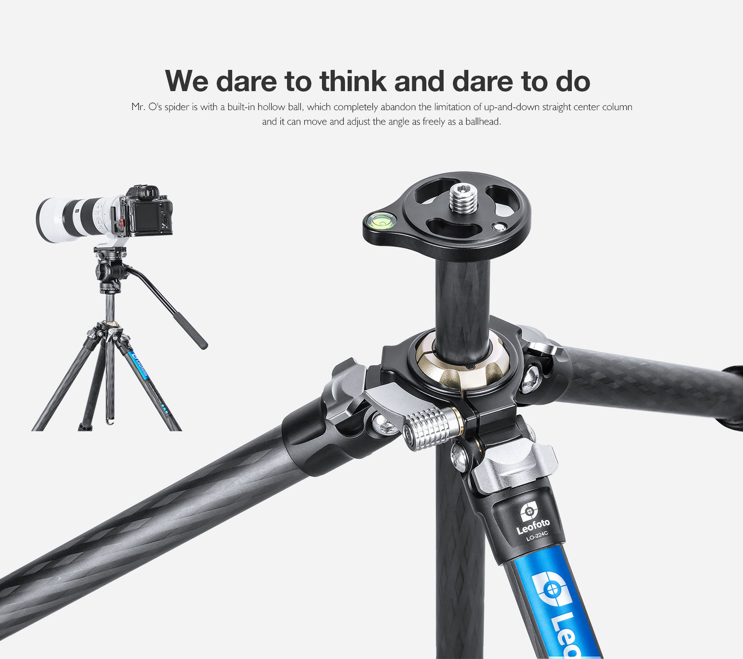 Leofoto Tripod LO-224C + BV-1R