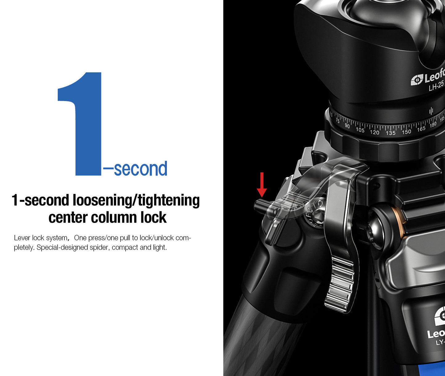 Leofoto "Mr Y" Tripod LY-224C + LH-25R