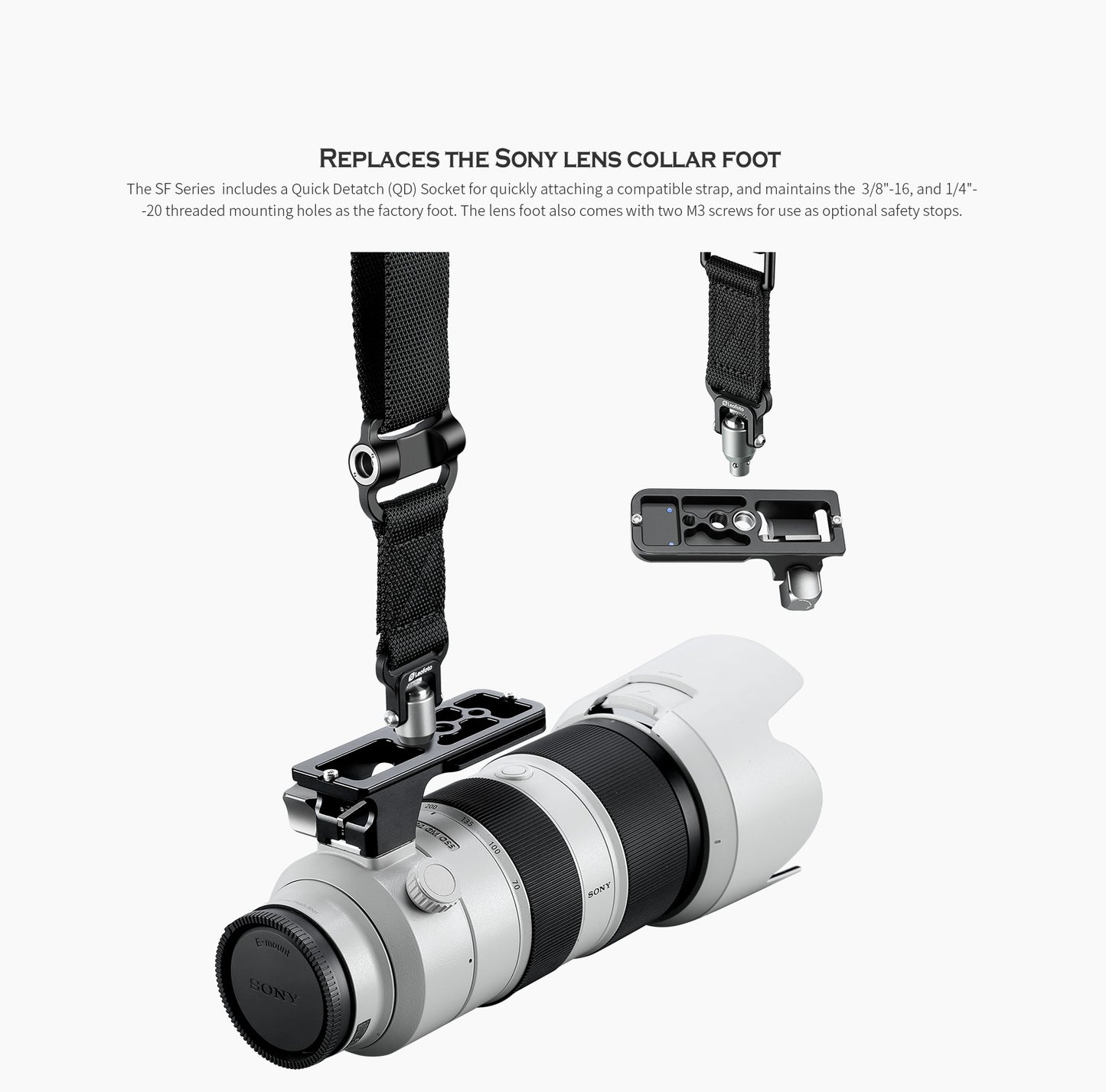 Leofoto Lens Foot For Sony Lenses SF-01, SF-02N, SF-03