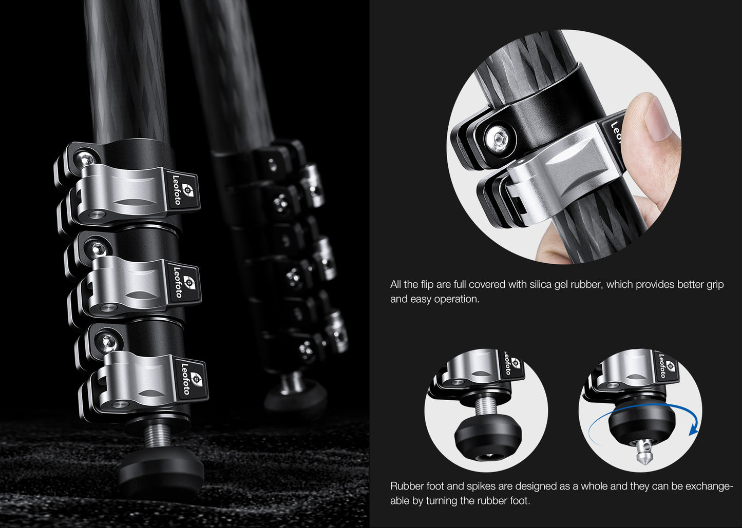Leofoto Manba Tripod LV-284C and BV-5 Arca Swiss Fluid head