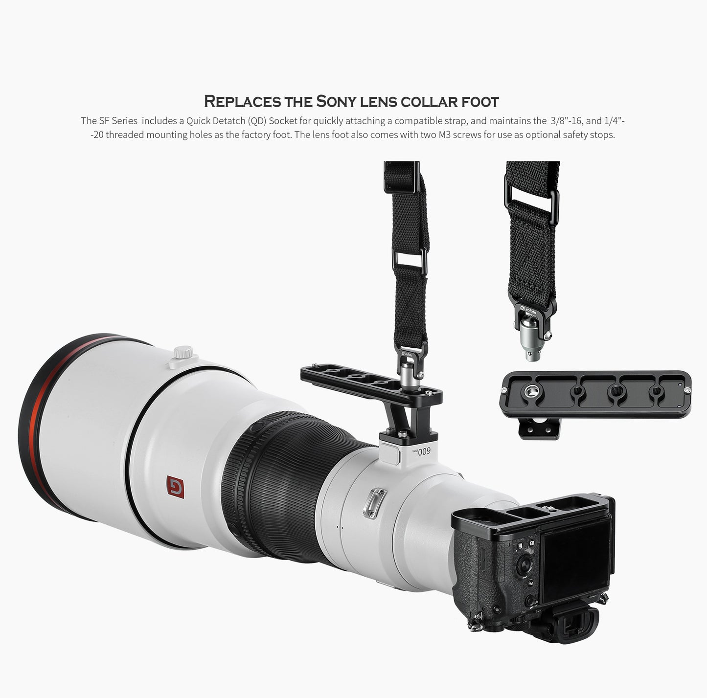 Leofoto Lens Foot For Sony Lenses SF-01, SF-02N, SF-03