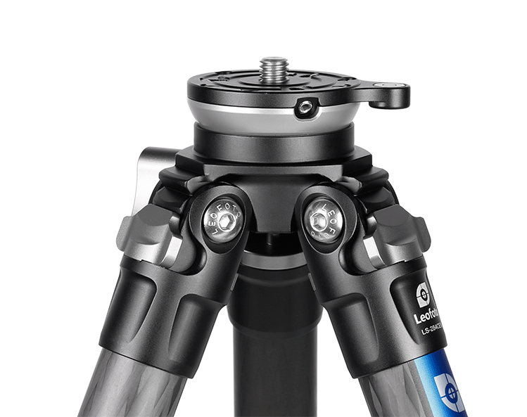 Leofoto Tripod LS-365CEX Carbon Fiber 5 Section with Built-in Leveling Base 15° Tilt