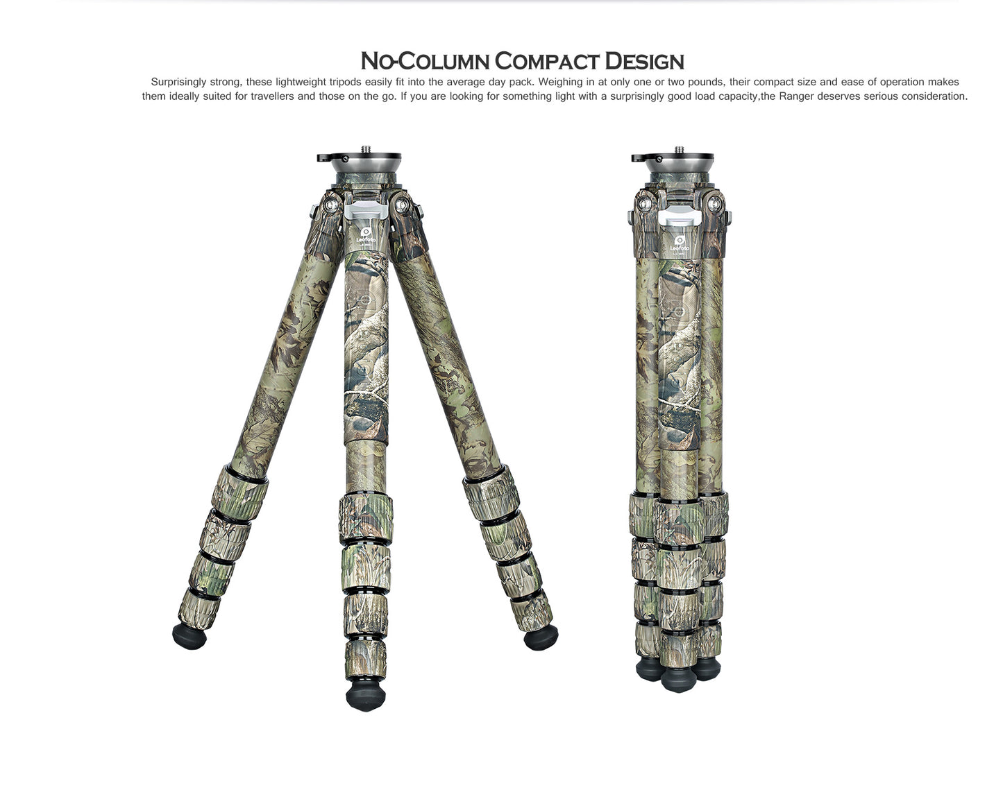 Leofoto Tripod LS-365CEX Full Camouflage + PG-1 Half Camouflaged Gimbal head