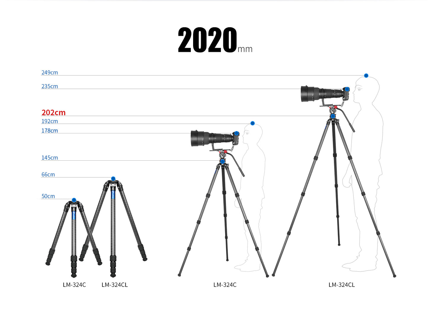 Leofoto LM-324CL Tripod