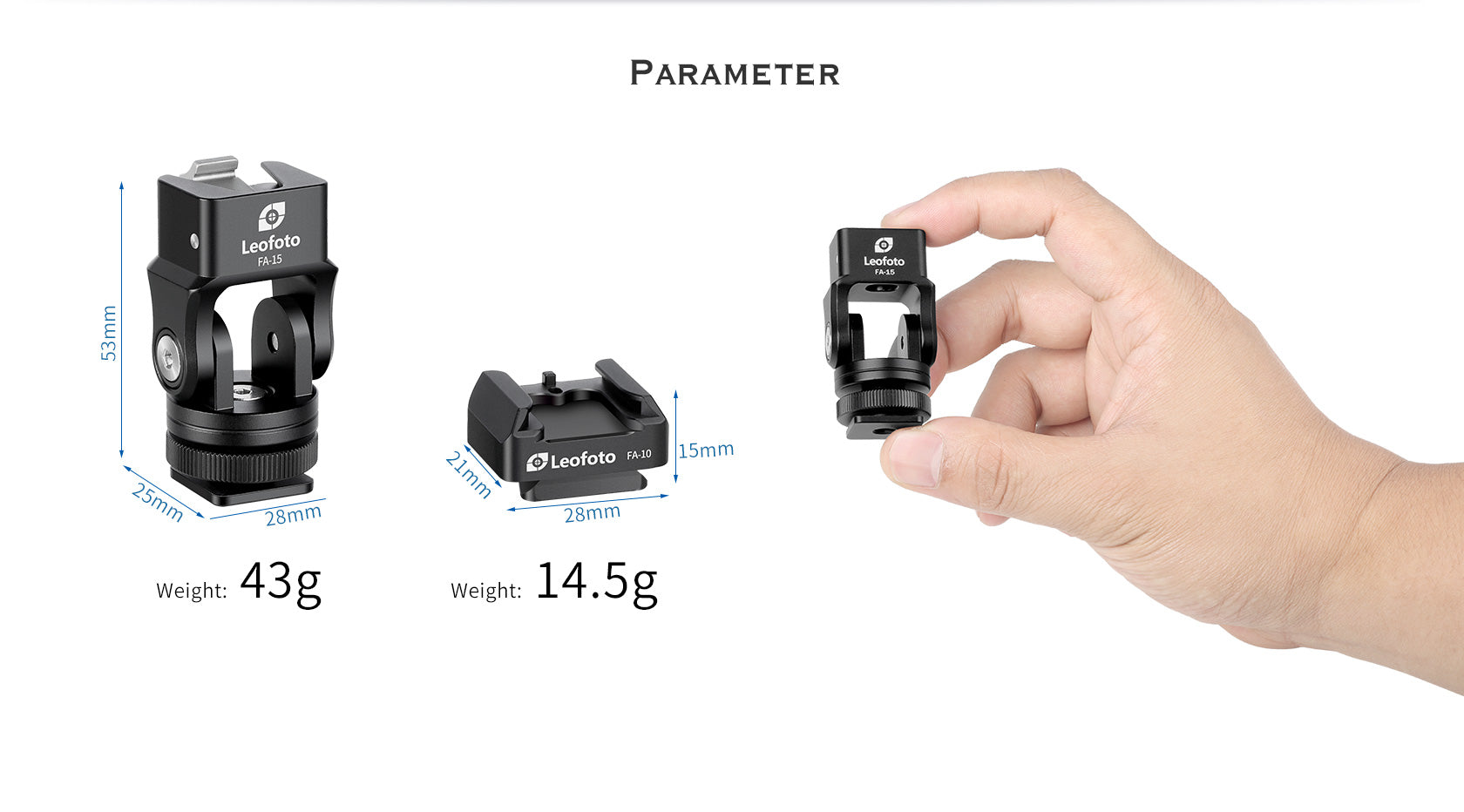 Leofoto FA-15 & FA-10 flash quick release system adapter - photosphere.sg