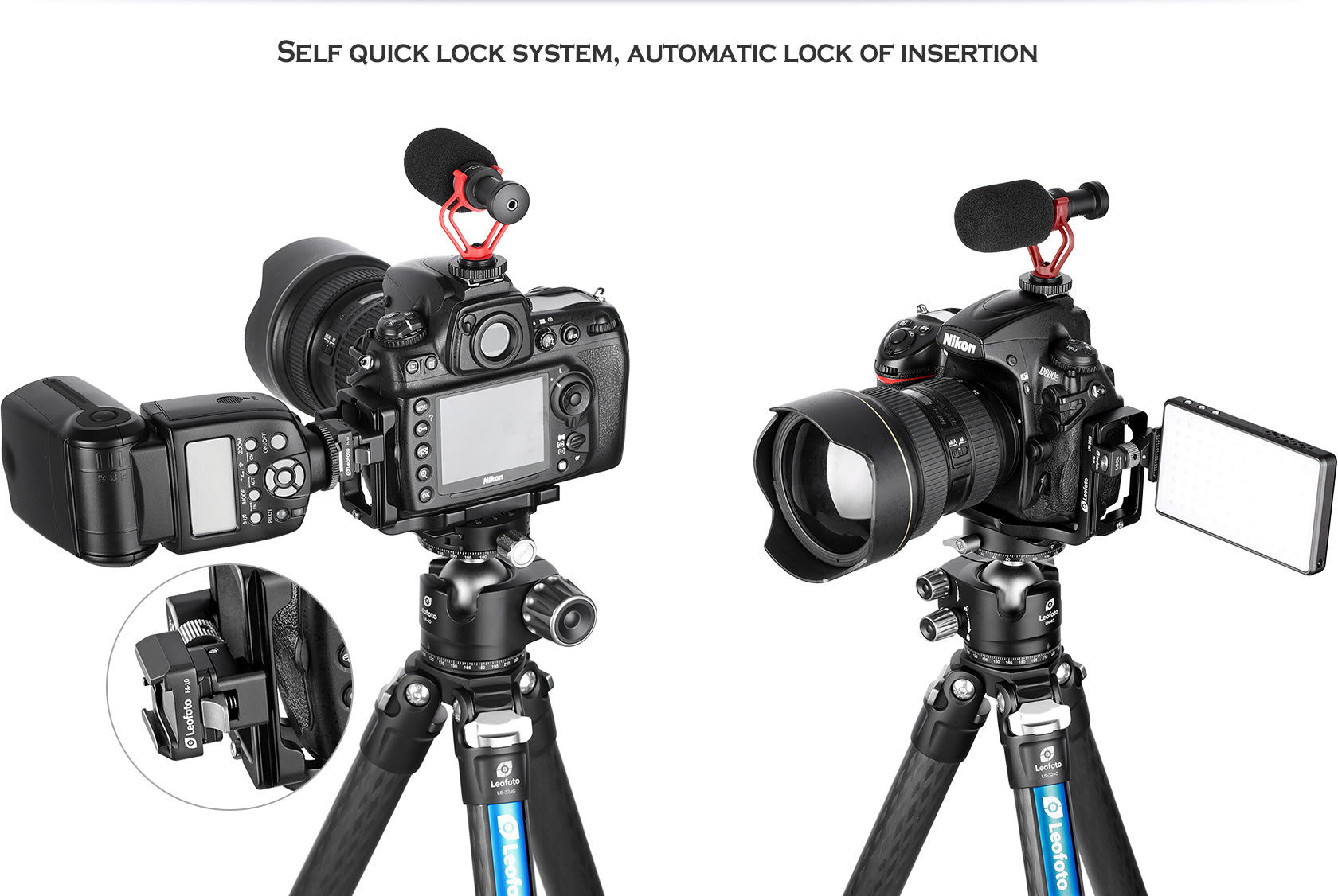 Leofoto FA-16 & FA-10 flash quick release system adapter - photosphere.sg