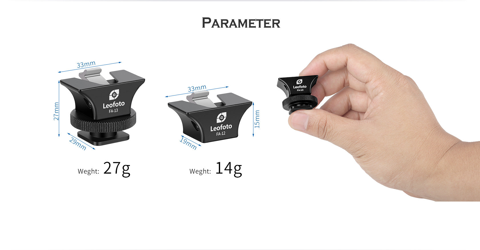 Leofoto FA-12+FA-10 and FA-13+FA-10 flash quick release system - photosphere.sg