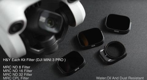 H&Y DJI Mini 3 Pro filter set (ND8/ND16/ND32/CPL)