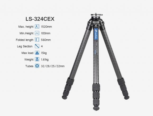 Leofoto Ranger Leveller Tripod LS-223CEX/ 284CEX / 324CEX / 325CEX / 365CEX