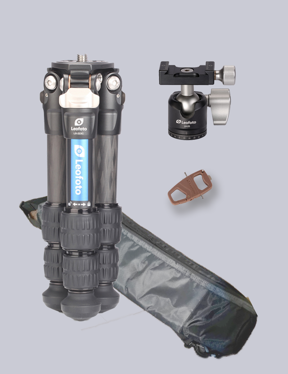 Leofoto Tripod LS-223C + LH-25 Ballhead - photosphere.sg
