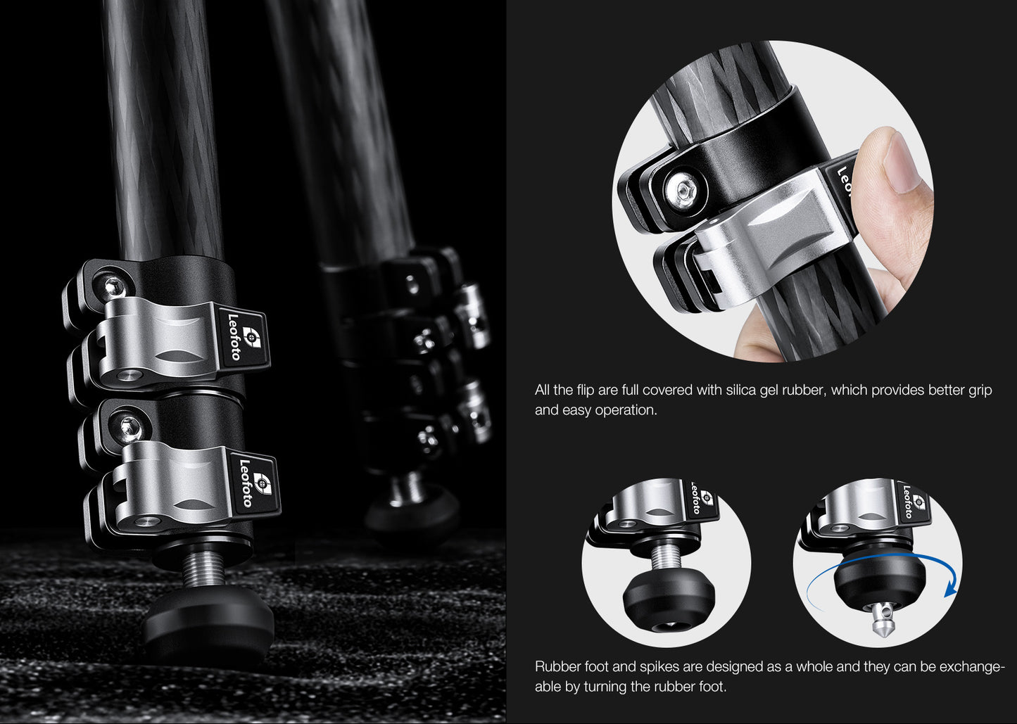 Leofoto Manba Tripod LV-323C and BV-10 Arca Swiss Fluid head