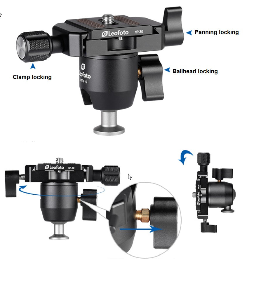 Leofoto MTB-19 ballhead - photosphere.sg