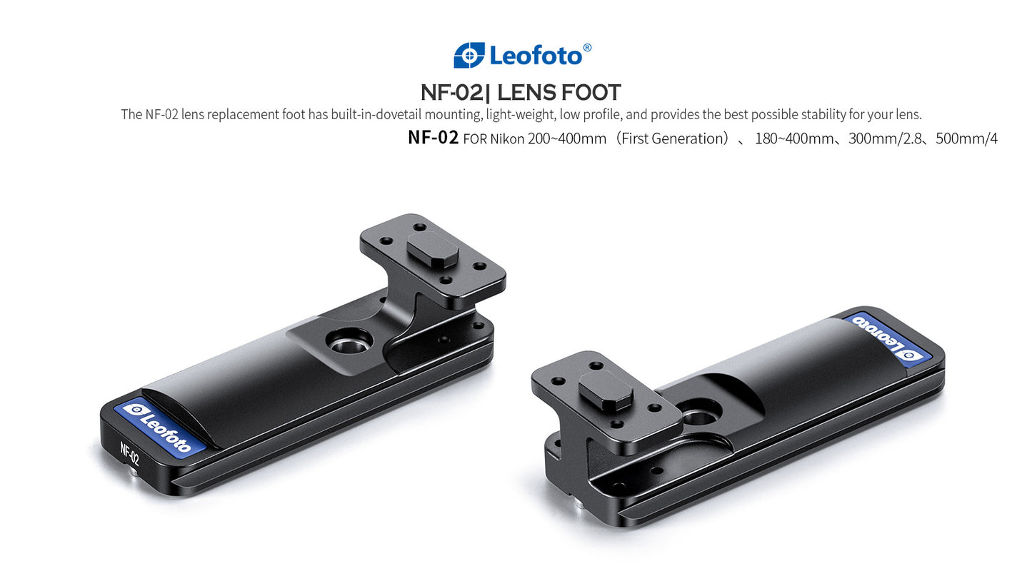 Leofoto Lens Foot For Nikon Lenses NF-01, NF-02, NF-04, NF-05