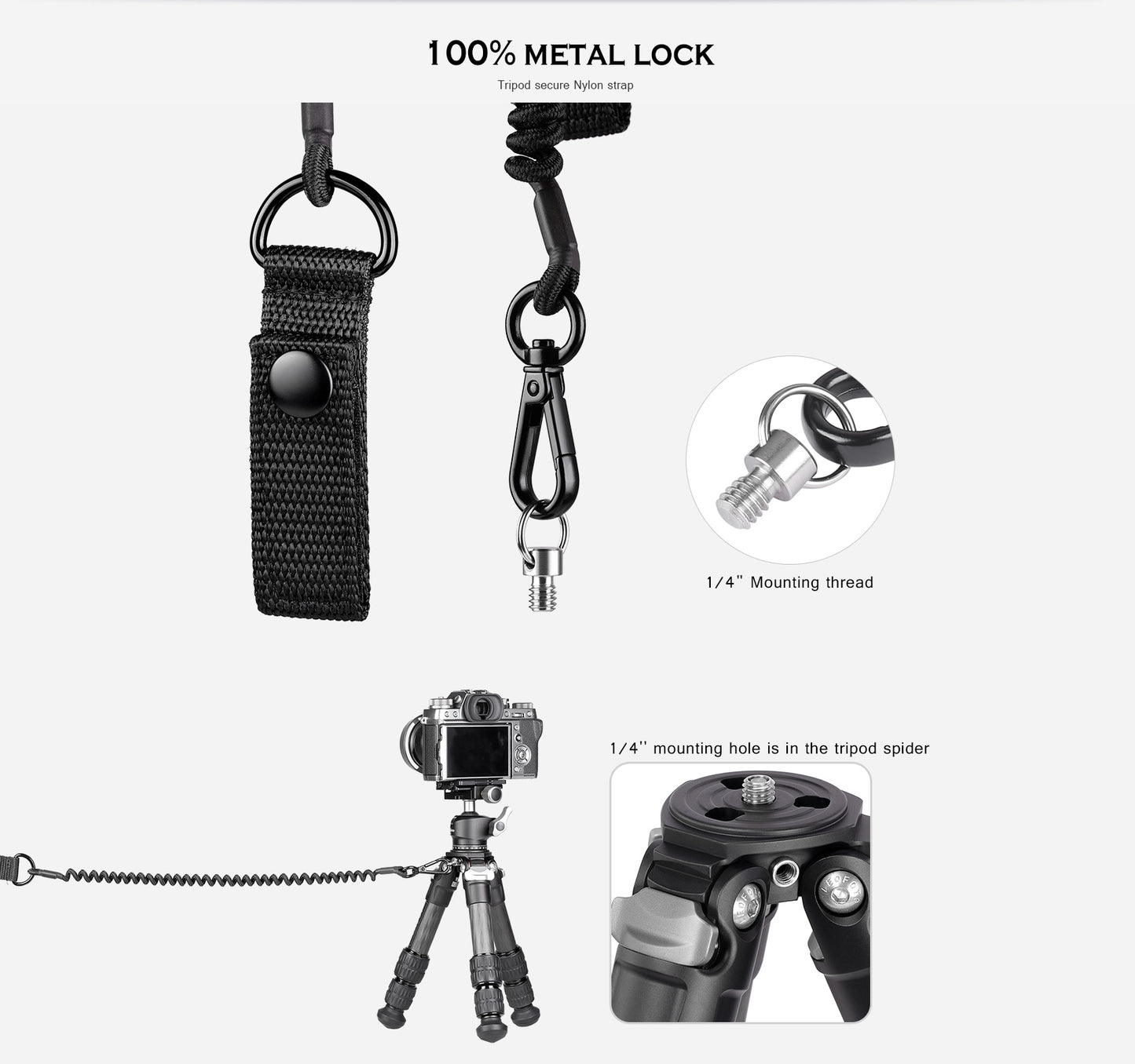 Leofoto tripod secure nylon strap - photosphere.sg
