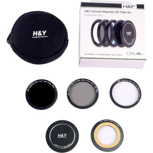 H&Y Circular Magnetic Filter ND Kit (UV,CPL, ND64) - ZV-1, GR3, X100V